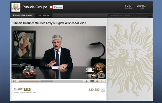 Websites of the week #16 Publicis Groupe | Digital wishes for 2013