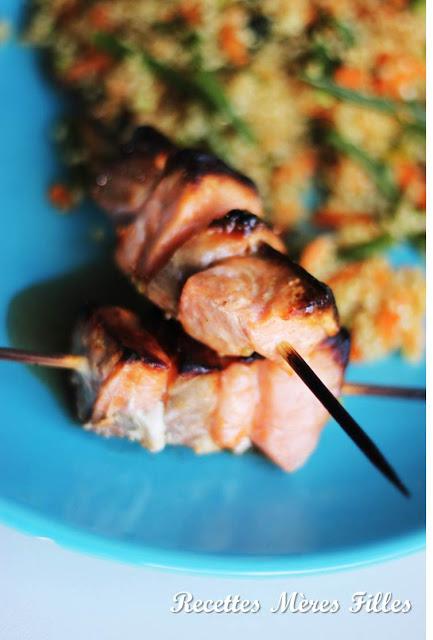 La semaine Poisson : Kebab de saumon