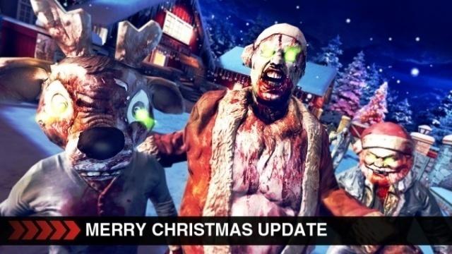 Dead Trigger: L'excellent jeu de tir s'adapte sur iPhone, vous souhaite ''Joyeux Noël''...