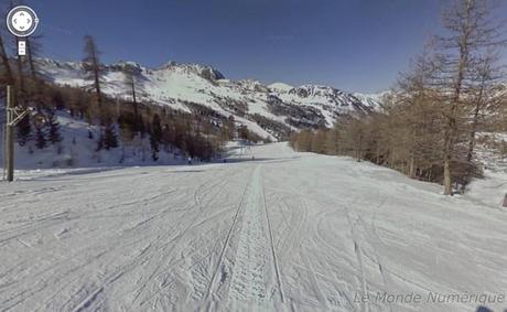 Google Street View, aussi sur les pistes de ski françaises !