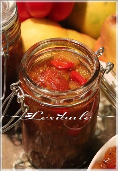 Ketchup aux fruits et poivron