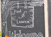 dessin craie pour accueillir invités