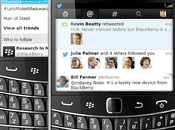 Twitter application jour BlackBerry