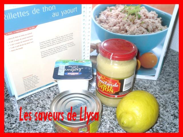 Rillettes de thon au yaourt