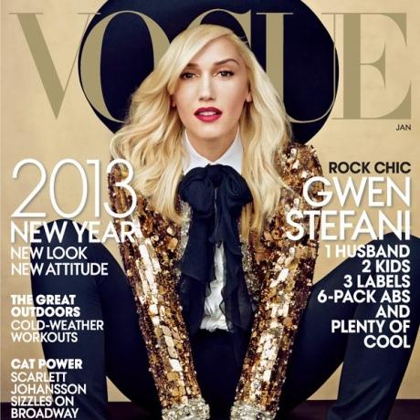 Gwen Stefani en couverture de Vogue