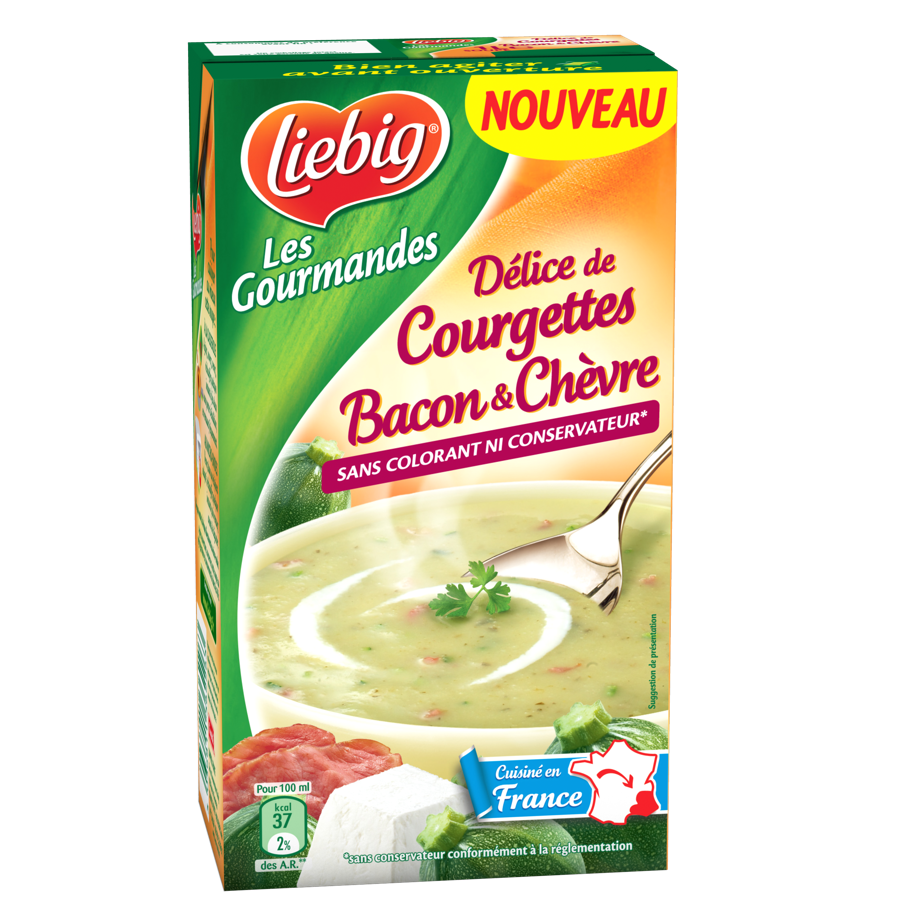 LIEBIG DELICE DE COURGETTES BACON ET CHEVRE