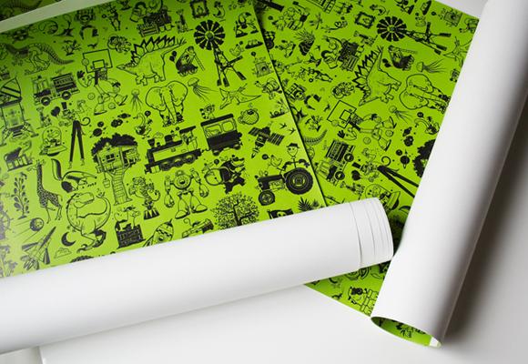 e-glue kids custom wallpaper