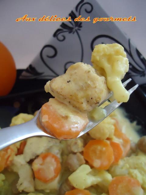 FRICASSÉE DE VOLAILLE AUX LÉGUMES