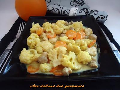 FRICASSÉE DE VOLAILLE AUX LÉGUMES