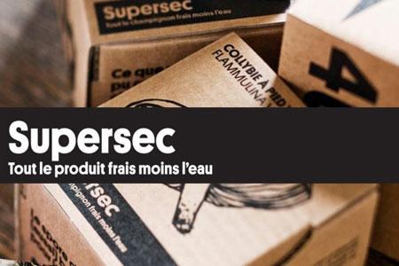 Supersec : tout le produit frais moins l’eau !