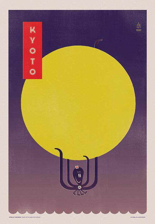 Des posters pour les 15 ans d'Expedia