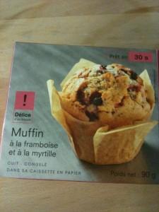 Muffin Framboise Myrtille Picard