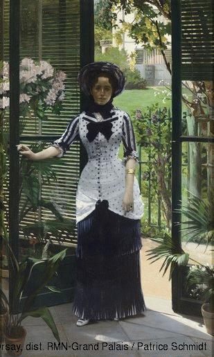 Albert Bartholomé (1848-1928)Dans la serreVers 1881Huile sur toileH. 233 ; L. 142 cmParis, musée d'OrsayDon de la société des amis du Musée d'Orsay, 1990© Musée d'Orsay, dist. RMN-Grand Palais / Patrice Schmidt
