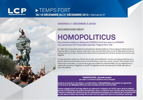 homopoliticus,jean-luc romeor,politique,homosexualité,lcp-an