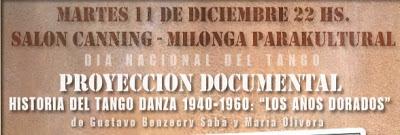 Día Nacional du Tango : la milonga fait son cinéma [à l'affiche]