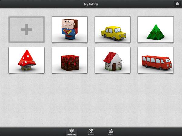 Foldify, par Pixle : réaliser et monter ses Paper Toys avec sa tablette