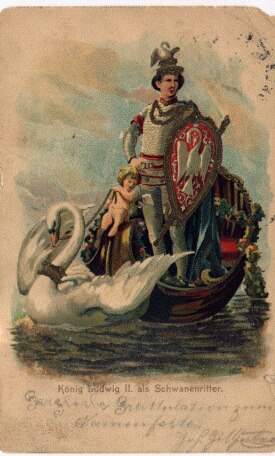 Louis II en chevalier au cygne/ Ludwig II als Schwanenritter