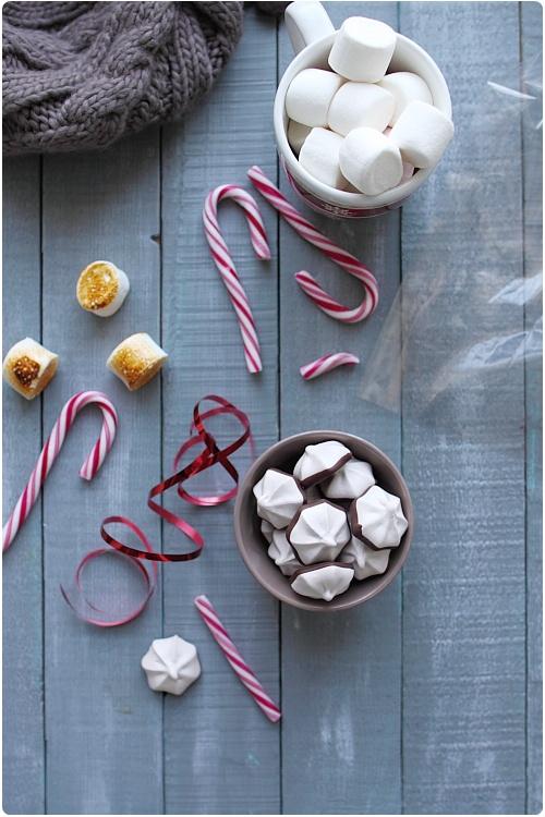 Meringues surprise au chocolat