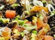 Aujourd'hui beau maquereau qu'il dit… coup salade lentilles pamplemousse avocat