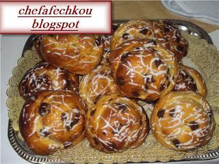 Brioches au pepittes du chocolat