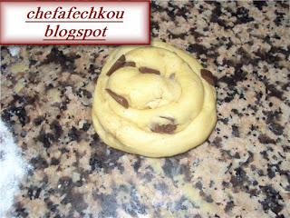 Brioches au pepittes du chocolat