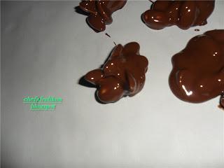 chocolat facile/ ganache noir vanille orange