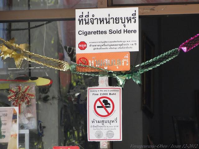 Thaïlande, la cigarette dans tous ses états