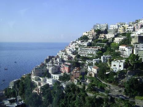 Positano.Aview from the bus