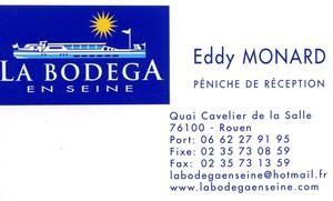 LA BODEGA EN SEINE Fleuron de la Seine à Rouen carte_visite