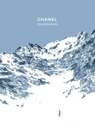 Boutique : La boutique éphémère Chanel à Courchevel