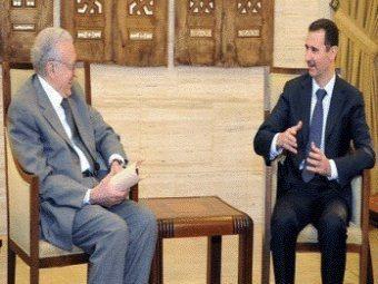 Brahimi et Assad, aujourd'hui à Damas