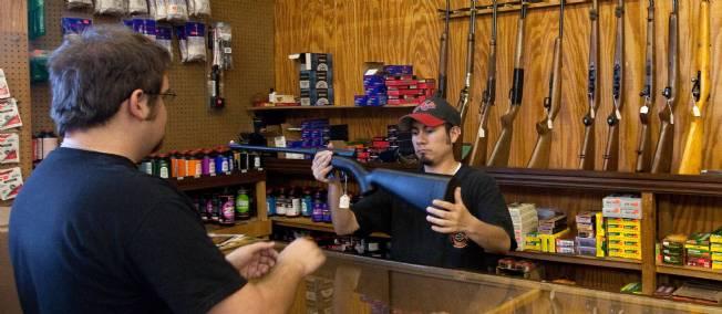 Armurerie à El Paso, au Texas.