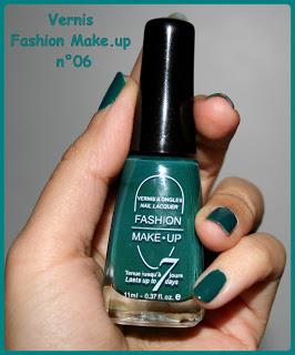 Fashion Make.up n°6, LE dupe de Jade is the New Black de OPI
