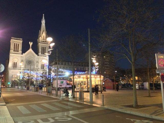 Le soleil se couche sur Saint Chamond