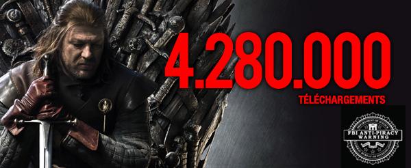 Classement des séries les plus piratées en 2012