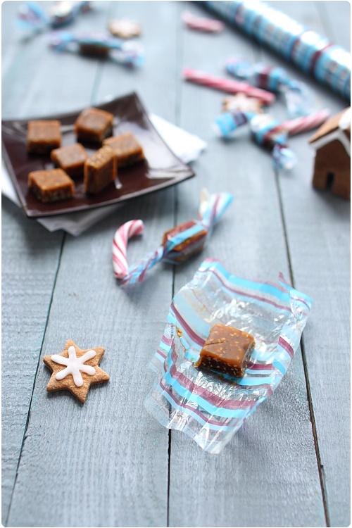 Caramels aux sésames grillés