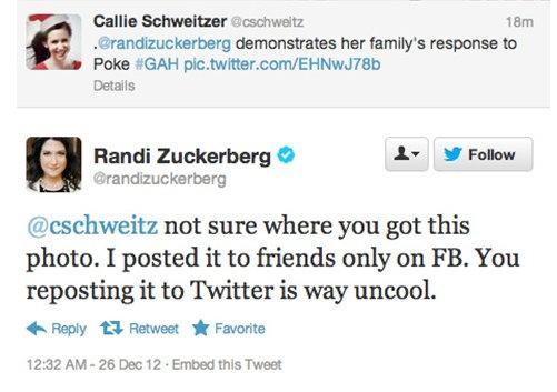 Facebook photo La confidentialité sur Facebook et la famille Zuckerberg