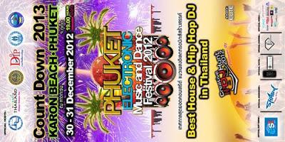 Festival de musique électronique et de danse 2012 à Phuket le 30et 31/12