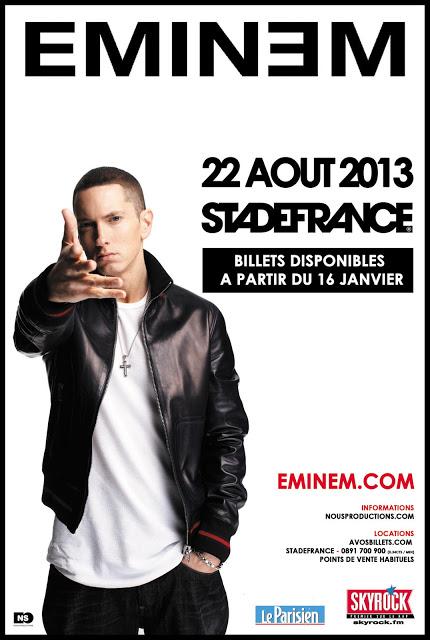 Skyrock présente... Eminem au Stade De France le 22 août 2013