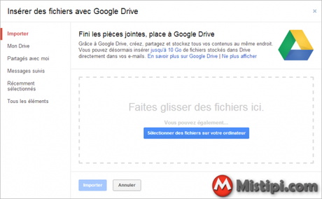 Envoyer des fichiers allant jusqu’à 10Go avec Gmail Envoyer un fichier jusqu'à 10Go par Gmail