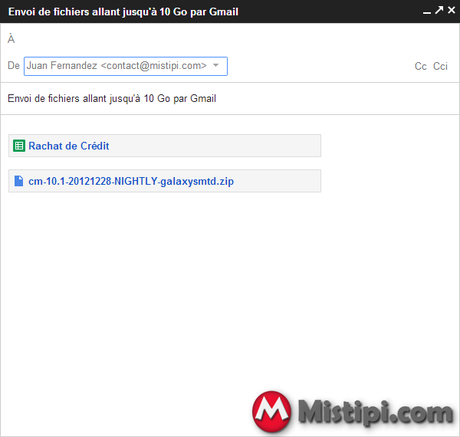 Envoyer des fichiers allant jusqu’à 10Go avec Gmail Envoyer un fichier jusqu'à 10Go par Gmail
