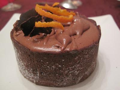 Dessert : Tartelettes sablées Orange Curd et Mousse au Chocolat