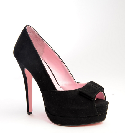 Peep toes pin up noires