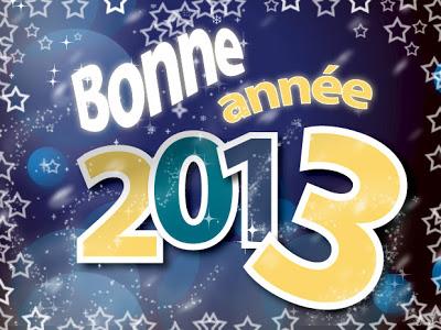 Bonne année 2013 à tous nos lecteurs!