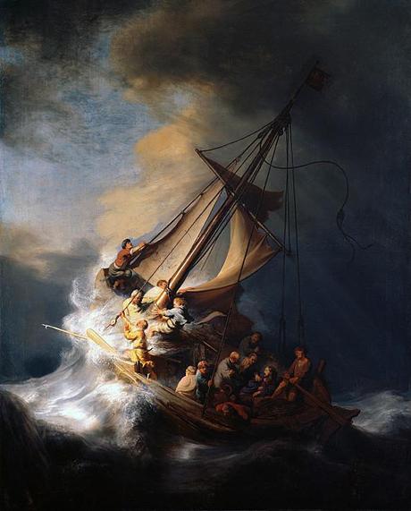 Rembrandt Christ et apôtres dans la tempête sur le lac de