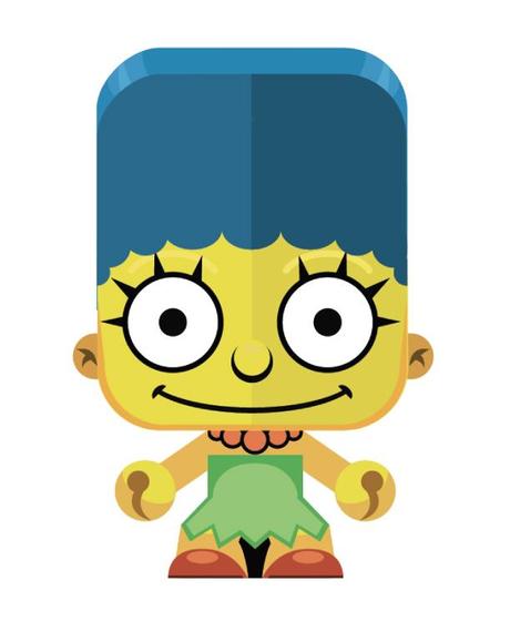 Papertoys Simpsons de Gus Santome (x5)