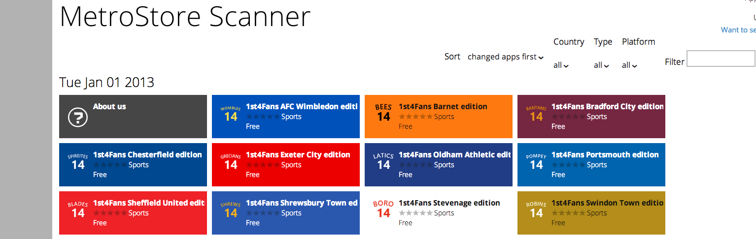 Découvrez les nouvelles applications windows8 chaque jour
