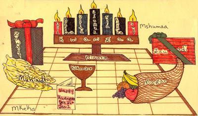 La fête des lumières panafricaine, Kwanzaa, et les animaux d'Afrique