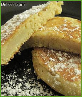 Pancakes poires-amandes