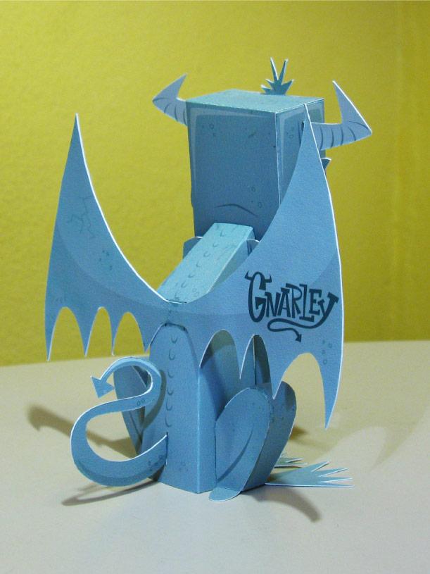 Blog_Paper_Toy_papertoy_Gnarley_pic2 Gnarley papertoy by Matt Hawkins
